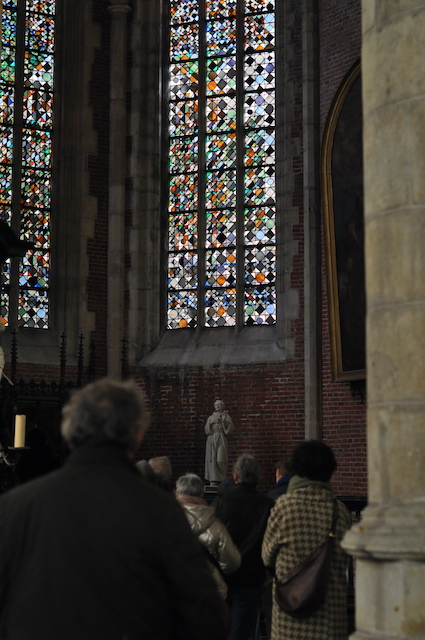 Glasramen van Michel Martens in de Sint-Michielskerk te Gent